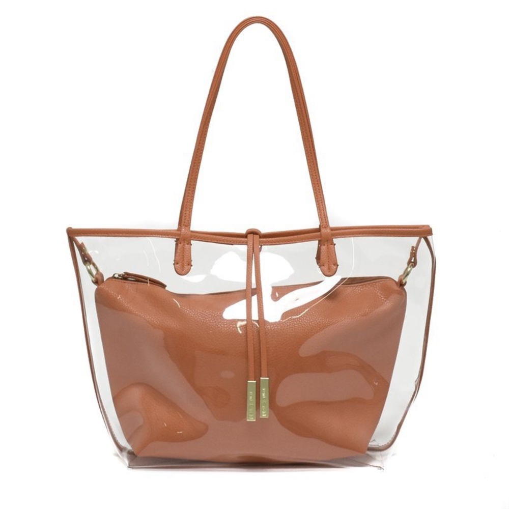 BLACK remi/Reid clear departure tote new